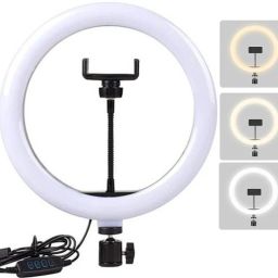 BUFONA Mobile selfie flash 10inch LED USB Beauty Supplementary Selfie Ring Light Lamp Tripod, Monopod, Monopod Kit, Tripod Ball Head, Tripod Bracket, Tripod Clamp, Tripod Kit-12