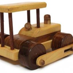 Beautiful Wooden Classical Side Wheel Road Roller Toy Cum Showpiece-picture-37