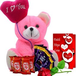 Valentine’s Day Chocolates Gift for Girlfriend, Wife | Romantic Gift Set Plastic, Fiber, Paper Gift Box-image-27