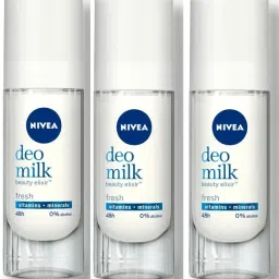 Deo Milk Beauty Elixir Fresh Deodorant Roll on Each 40ml Pack of 3 Deodorant Roll-on - For Women-image-63