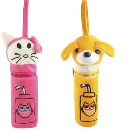 Hellocat Pink & Dog Yellow Baby Feeding Bottle Cover Pack of 2-image-60