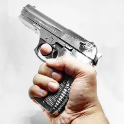 Pistol Shaped Butane Jet Torch Lighter myfirstdot Pocket Lighter-36