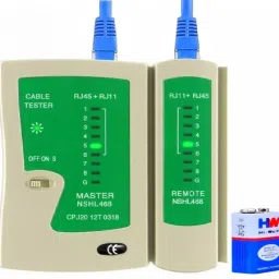 VGS MARKETINGS RJ45 and RJ11 LAN network Ethernet internet cable Tester RJ 45 Cat5 RJ 11 / 12 Network Cable Tester for RJ45 RJ11 RJ12 CAT5 CAT 6 UTP Lan Adapter-11