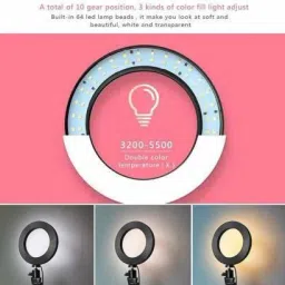 BITWEAVE Circle Lighting Professional LED Light with 3 Light Modes Ring Flash image 3