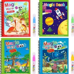 Magic Water Book Quick Dry Book Water Color Book & Magic Painting Book For Kids-picture-20
