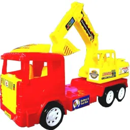 Push And Go Run Fast Jcb Truck Toy(multicolor pack of 1)Made In India-image-15