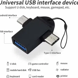 menaso USB, USB Type C, Micro USB OTG Adapter-image-0