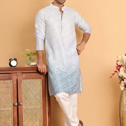 anouk Men Cotton Blend Kurta Pyjama Set-picture-33