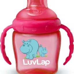 Hippo Spout Sipper for Infant/Toddler, 225ml, Anti-Spill Sippy Cup with Soft Silicone Spout BPA Free, 6m+-26