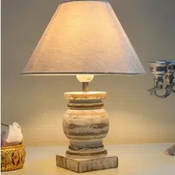 homesake Small Table Lamp, Khadi Shade-picture-46