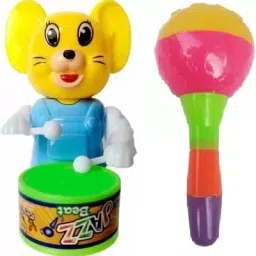 Baby Rattle Wooden Musical Infant Toys for Boys Girls Rattle-image-4