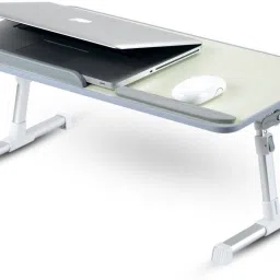 My buddy Plus Adjustable with Cooling Fan Wood Portable Laptop Table-image-0