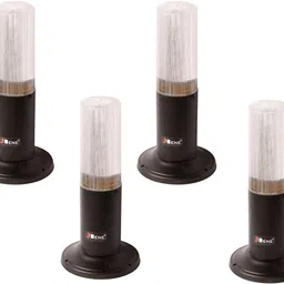 bene Benjamin Bollard 31 cm (Clear, Black, Pack of 4) Post Light Outdoor Lamp-picture-14