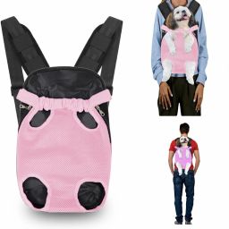 Pet Kangaroo Bag, Pet Carrier Bag Beige Puppy Backpack Pet Carrier-image-7