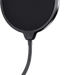 Dual Layer Nylon Studio Microphone Pop Filter/Blocker with Adjustable Gooseneck and Clamp Microphone Pop Filter-image-6