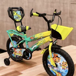 foxglove SUPERHEROES 16 T DUAL COLOUR TYRE TUBE CYCLE FOR KIDS AGE 5 TO 8 YRS FULL/FITTED 16 T (inch) Road Cycle-picture-10