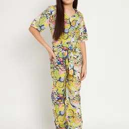 Readiprint Fashions Girls Printed Shirt with Trousers-image-25