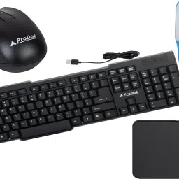 PRODOT 4 In 1 Keyboard, Mouse, Mouse Pad, LED Strip With One Year Warranty Combo Set-13