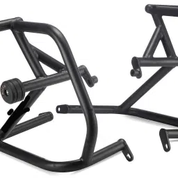 RE Interceptor 650 Premium Crash Guard with Frame Sliders - Black-image-84