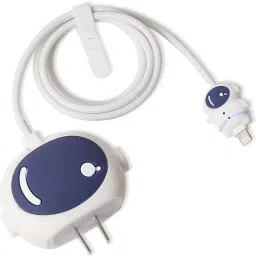 BeeNex Cute Astro Charger Case for iPhone 20W USB-C Adapter, Spiral Cable Protector-image-89