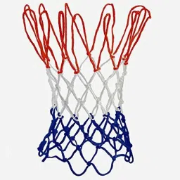 Basketball Net 2 PCS Outdoor/Indoor Net (12 Loops) (Red+White+Blue) BBN13 Basketball Net-7