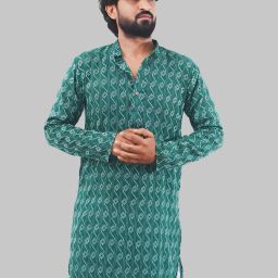 Men Striped Pure Cotton Straight Kurta-image-28