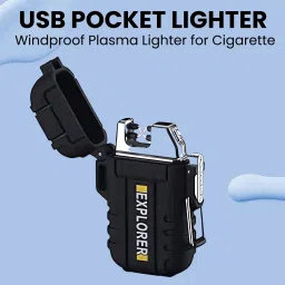 Explorer USB (Cigaratte Lighter)Windproof Flameless ARC Rechargeable LighterB394 Explorer USB (Cigaratte Lighter)Windproof Flameless ARC Rechargeable LighterB394 Pocket Lighter-image-93