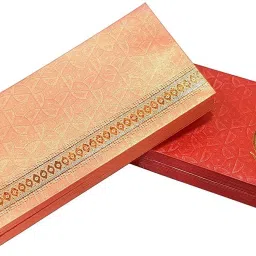 Money Gift Envelopes Lifafa - Multi Color Pack of 50 Premium Designer Envelopes… (Red) Envelopes-23