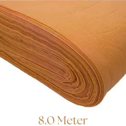 SARDAR EXCLUSIVE 8.0 Mango Peach Medium Weight Soft Rubia Voile Pure Cotton Sikh Turban Pagri Solid Pagri-image-70