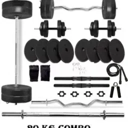 Dumbbell Set + 3ft(Straight + Curl) RODS & FITNESS ACCESSORIES - BEST EXERCISE Fitness Accessory Kit Kit-image-8