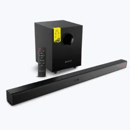 ZEBRONICS BT v5.0 | TV (ARC) | Coaxial IN | USB | AUX 75 W Bluetooth Soundbar-25