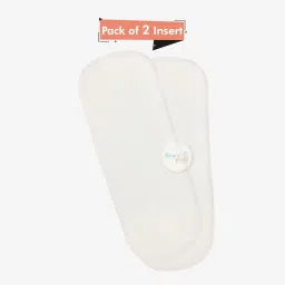 mom's pride EXTRA ABSORBENT 4 Layer MicroFiber White Inserts Wetfree - 0 - 24 months (2 Pieces) image 2