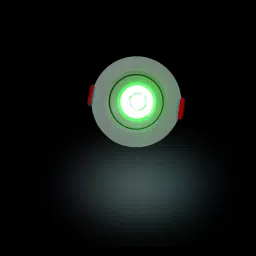 d'mak 3 Watt Round LED COB Green Focus Light for (Set 2) POP/ Recessed Ceiling Lamp image 2