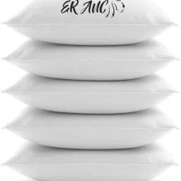 LUXURY Cotton Solid Sleeping Pillow Pack of 5-15