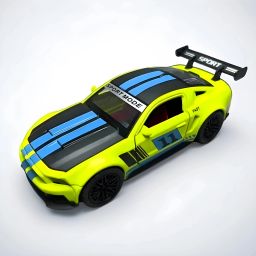 Premium FRD Mustang GT Metal Car – Racing Edition, Toys for Kids-10