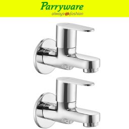 Uno Bib Cock Tap – Wall Mounted Brass set of 2 pic 136 Wall Mounted Bib Tap – Brass Bib Cock Faucet Bib Tap Faucet-75