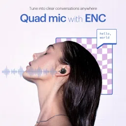 noise Buds Trance 2 with 45 Hr of Playtime, ENC with Quad Mic, Low Latency (Upto 40ms) Bluetooth Headset image 4