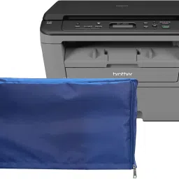 Protectio Chain Printer Cover For Brother DCP-L2520D - Dust Proof / Washable / blue Printer Cover-5