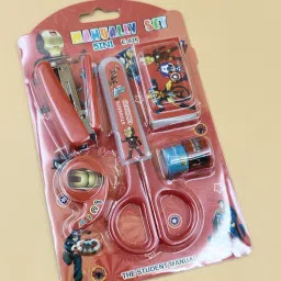 Red Avenger Stapler Set Art & Craft Kit Scissors-picture-25