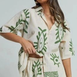 Shirt Regular Shorts Co-ords Set-image-40