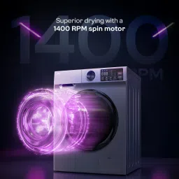 godrej 10 kg 5 Star, AI Tech, Steam Wash Fully Automatic Front Load with In-built Heater Grey image 5