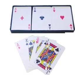 100 % PURE PLASTIC PLAYING CARDS (HIGH QUALITY ) (SET OF 3)-4