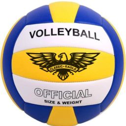 Classic Eagle Soft Volleyball Size-4 with Needle Official size&weight(pack of 1) Volleyball - Size: 4-image-50
