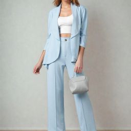 Top Pant Co-ords Set with Blazer-image-39