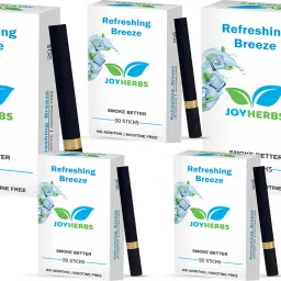 Herbal Cigarettes Refreshing Breeze Flavour (100 Sticks) Tobacco & Nicotine Free Smoking Cessations-image-4