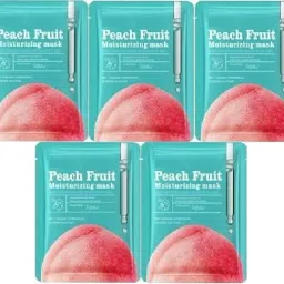 peach fruit face sheet mask Face Shaping Mask-30