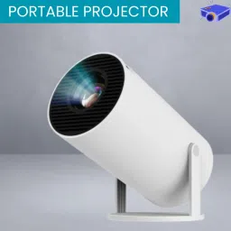 CLAIRBELL Mini HD Projector for Home 4KSupport With Built-in App Netflix/Prime/YouTubeV26 (4500 lm / 1 Speaker / Wireless / Remote Controller) Portable Projector-25