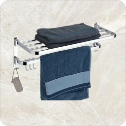 Stainless steel heavy Towel ring Towel holder Towel rod for wash basin Towel hanger Cloth hanger Napkin ring Bathroom accessories Modern Bath Towel Stand Cloth stand for bathroom 24 inch 1 Bar Towel Rod-image-52