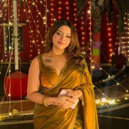 Solid/Plain Bollywood Silk Blend Saree-picture-13