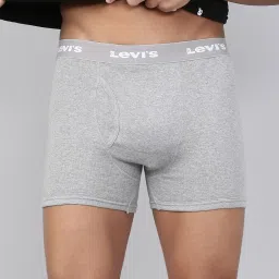 Contoured Double Pouch, Tag Free & Smartskin Technology Style# 001 Classic Solid Men Trunk-image-33